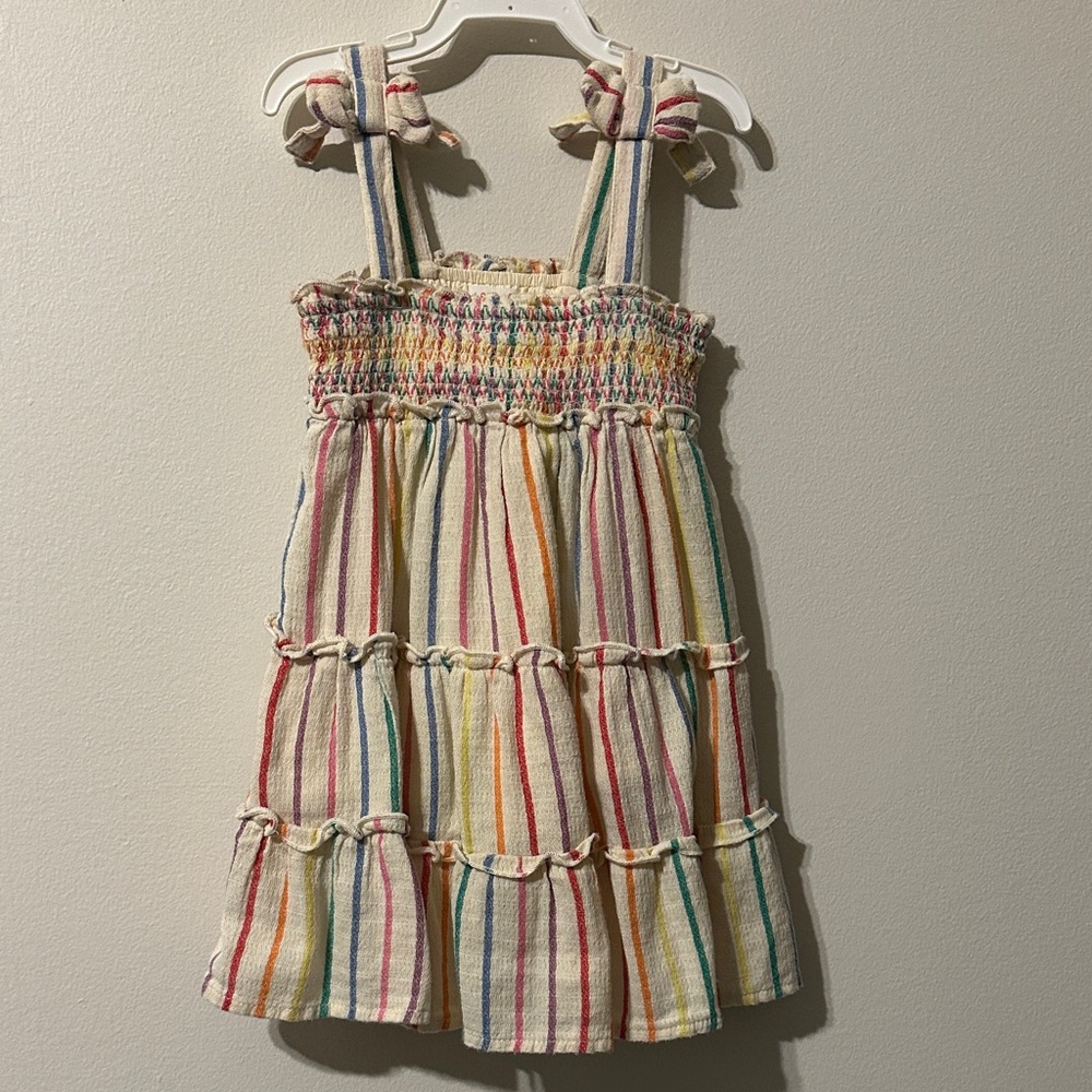 Cat & Jack Multicolor Striped Kids Dress